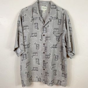 JOSEPH & FEISS Washable SILK Hawaiian Aloha XL